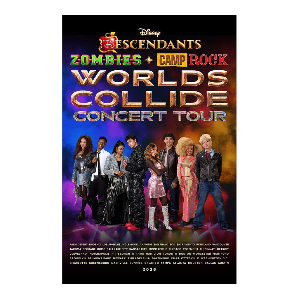 Worlds Collide Concert Tour Poster