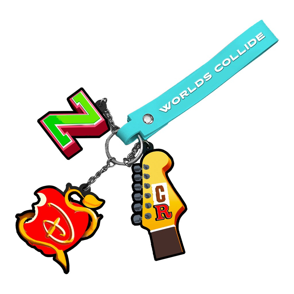 Worlds Collide Charm Keychain