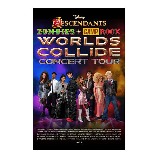 Worlds Collide Concert Tour Poster