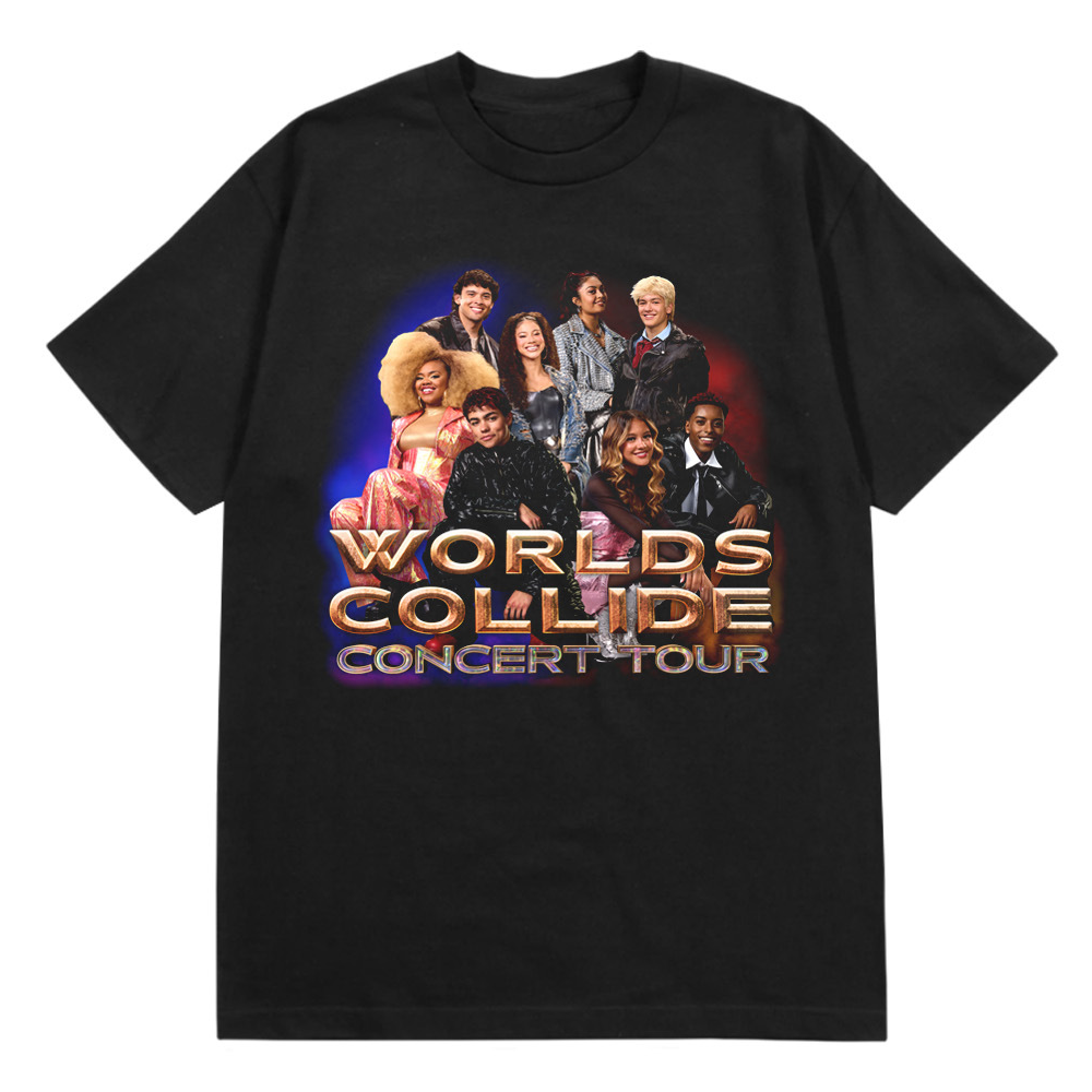 Worlds Collide Concert Tour Tee - Black